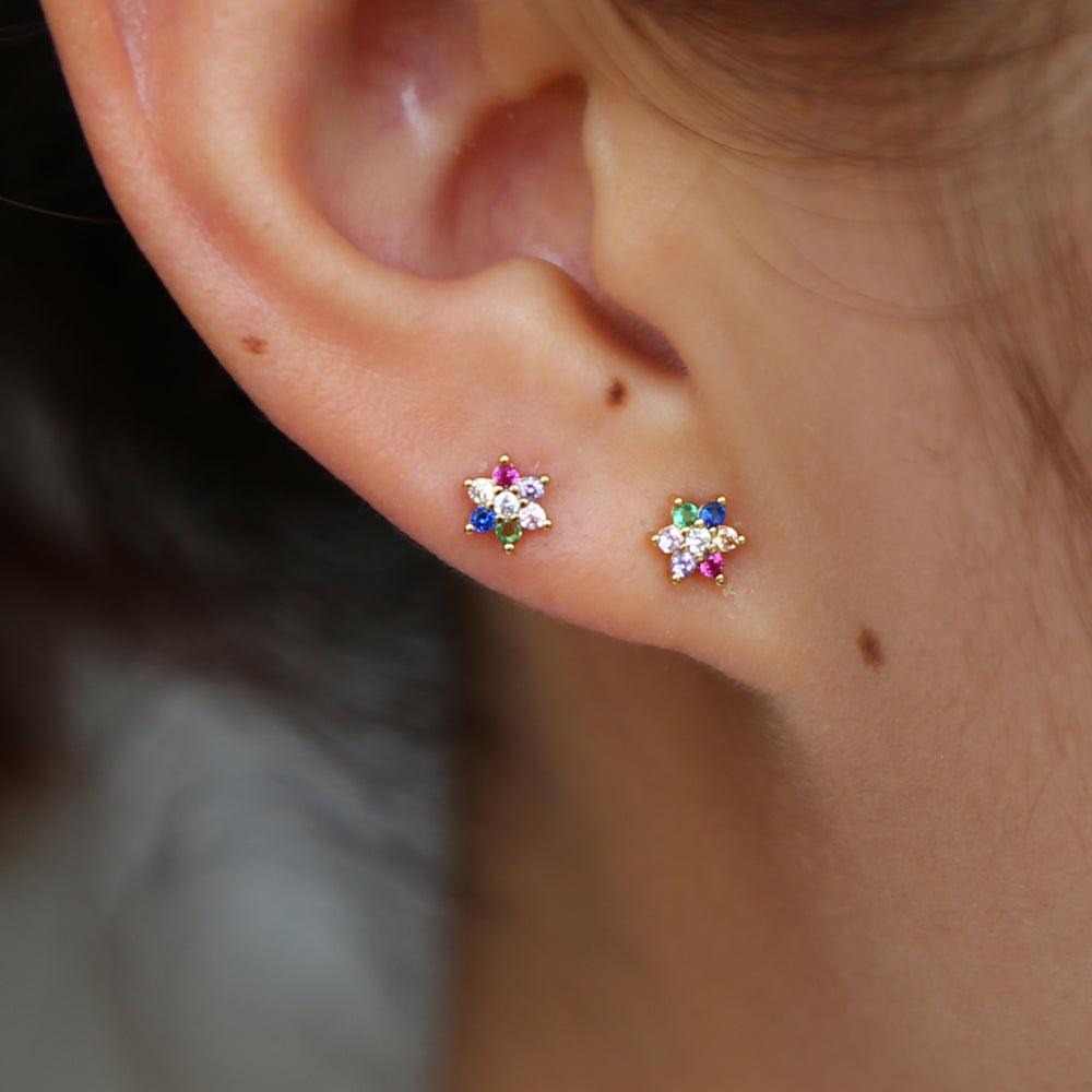 Bohemian hot sale stud earrings