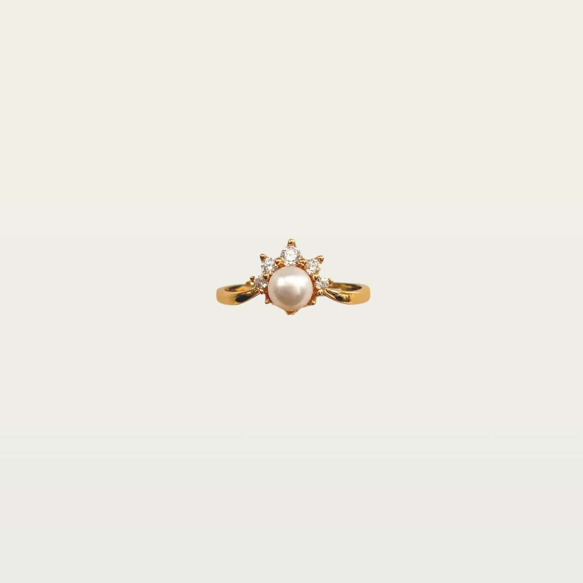 Wish Ring | Pearl & 925 Sterling Silver Stackable Ring