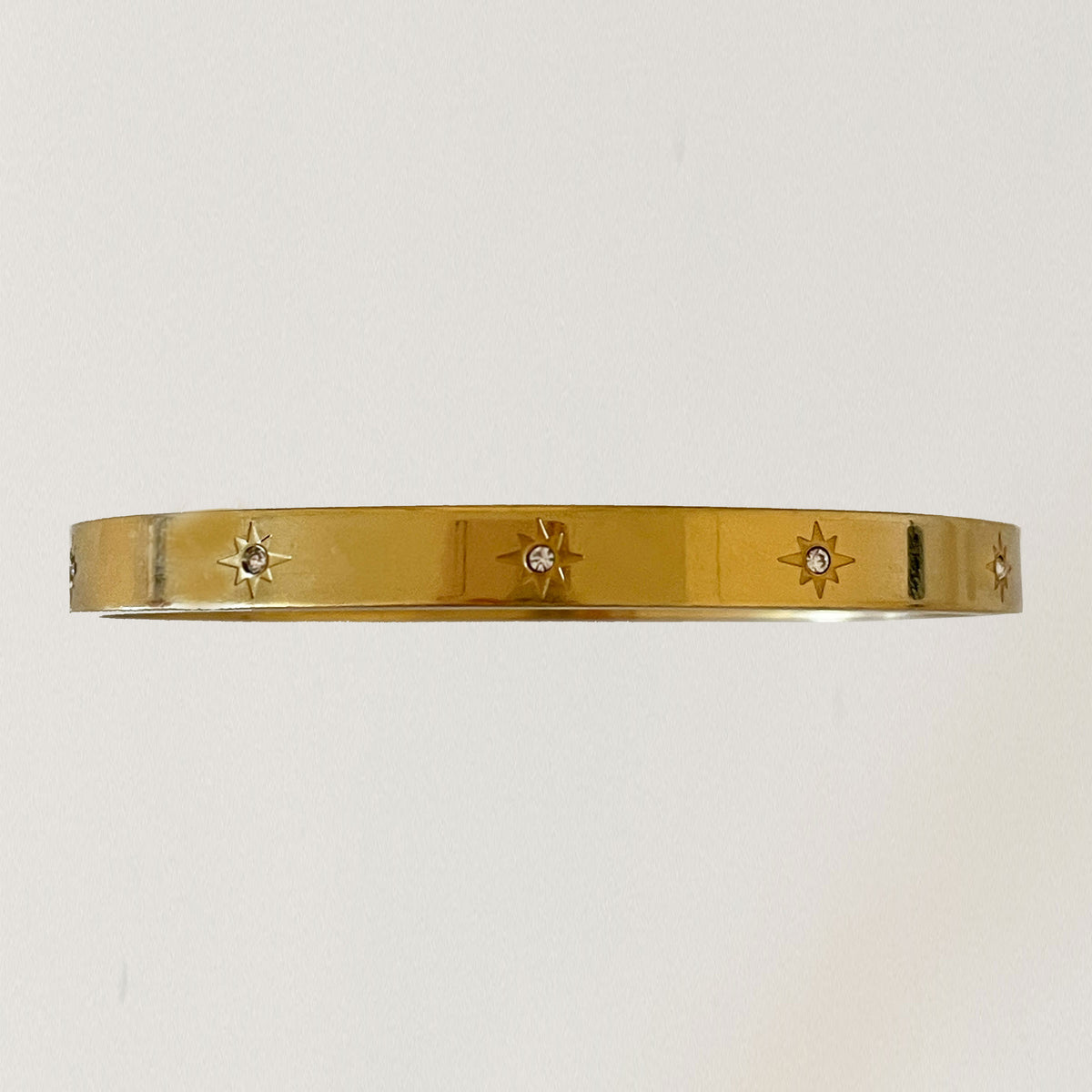 Gold Celestial Bangle | Waterproof | Stainless Steel