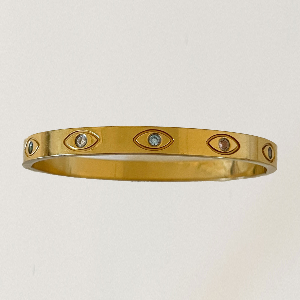 Gold Celestial Bangle | Waterproof | Stainless Steel