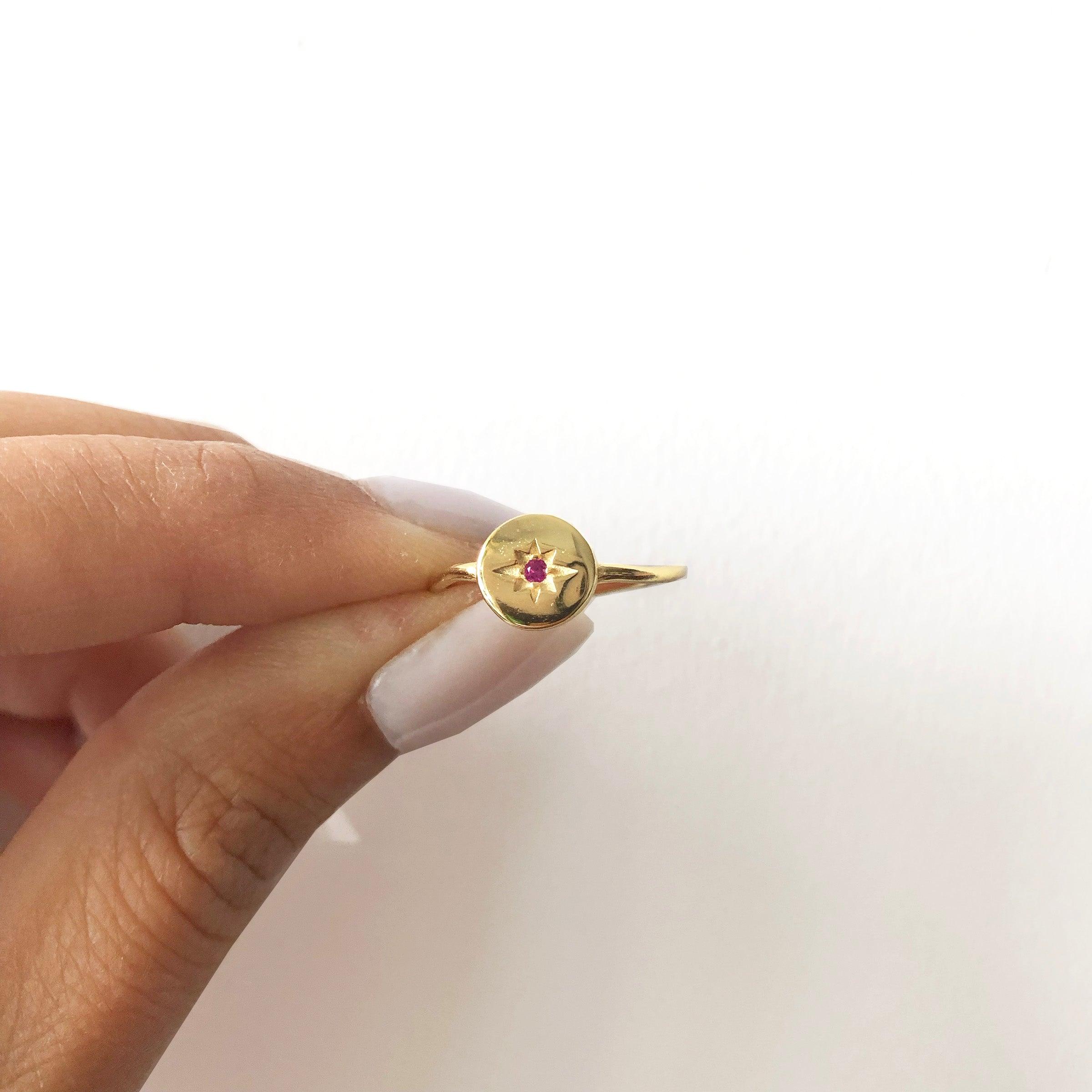 Star Ring | 14K Gold Vermeil & 925 Sterling Silver